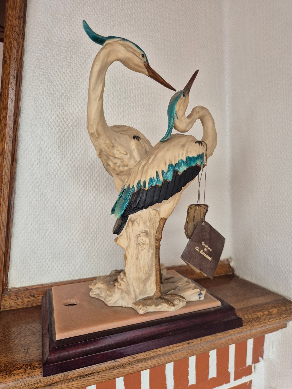 Guiseppe Armani - Pair of Herons - Porcelain - 70s, Ophalen
