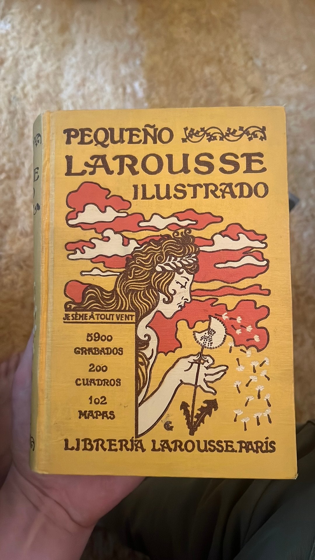 Larousse illustré espagnol 1928 ancien vintage, Enlèvement