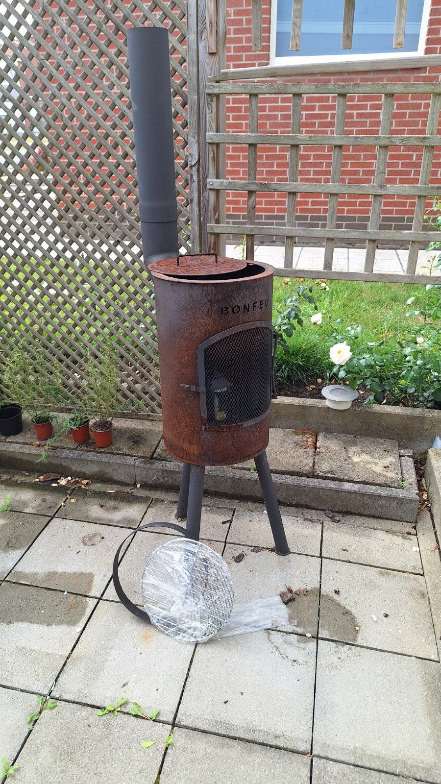 Bonfeu Bongiano SP  BBQ terrashaard buitenhaard, Tuin en Terras, Ophalen