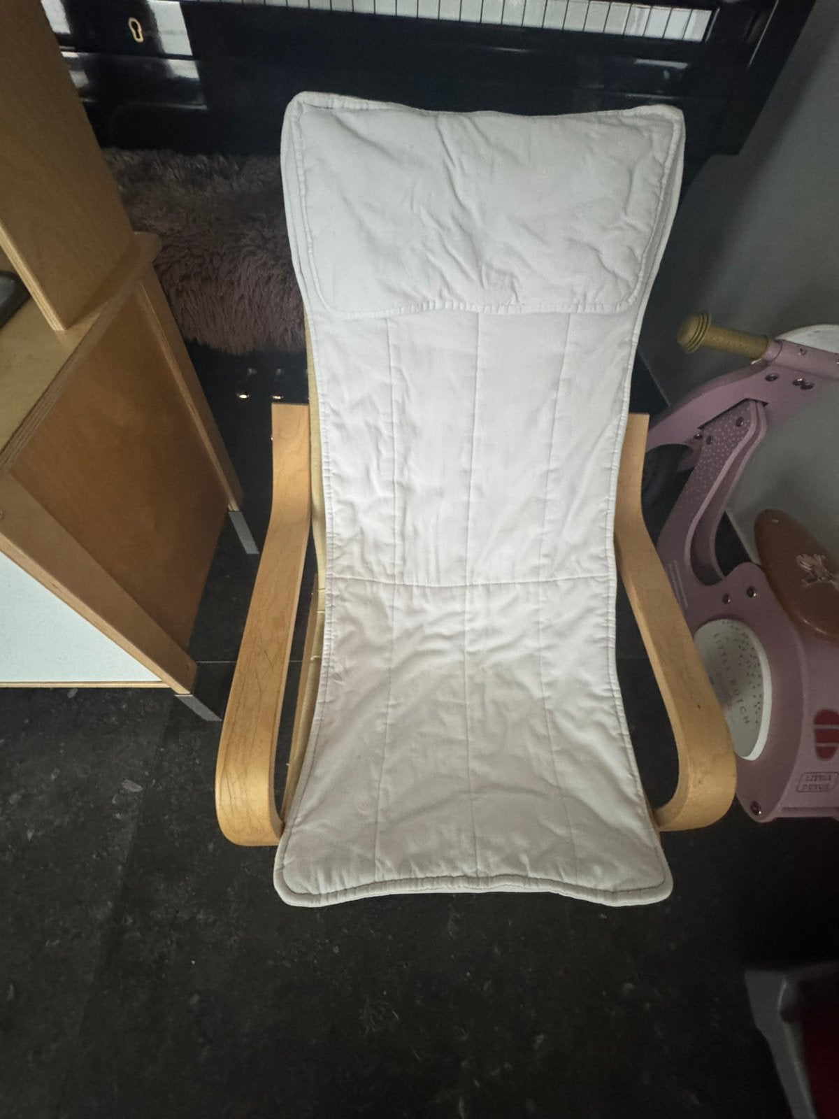 Ikea relaxstoel voor kinderen (beige), Kinderen en Baby's, Kinderstoelen, Ophalen, Gebruikt