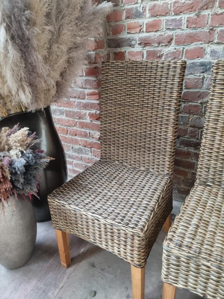 4 landelijk stoelen art:, Huis en Inrichting, Stoelen, Ophalen, Overige kleuren, Hout, Vier