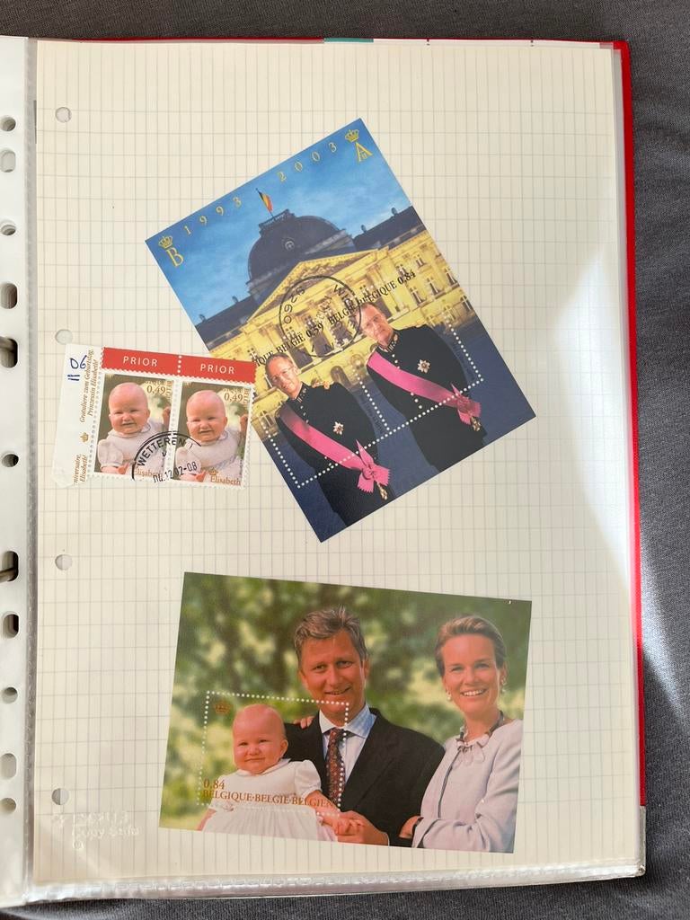 Postzegels koningshuis, Ophalen