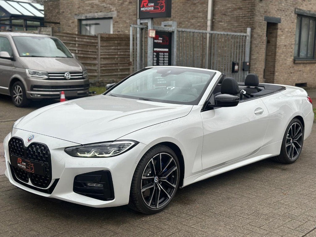 BMW 420 i -Cabrio - M Pakket - 40KM !! - NIEUWSTAAT -, Autos, Cuir, Entreprise, Cabriolet, Entretenue par le concessionnaire