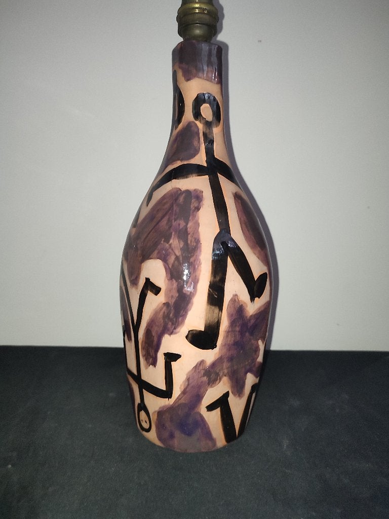 Vintage keramiek lamp - franse makelij, Ophalen