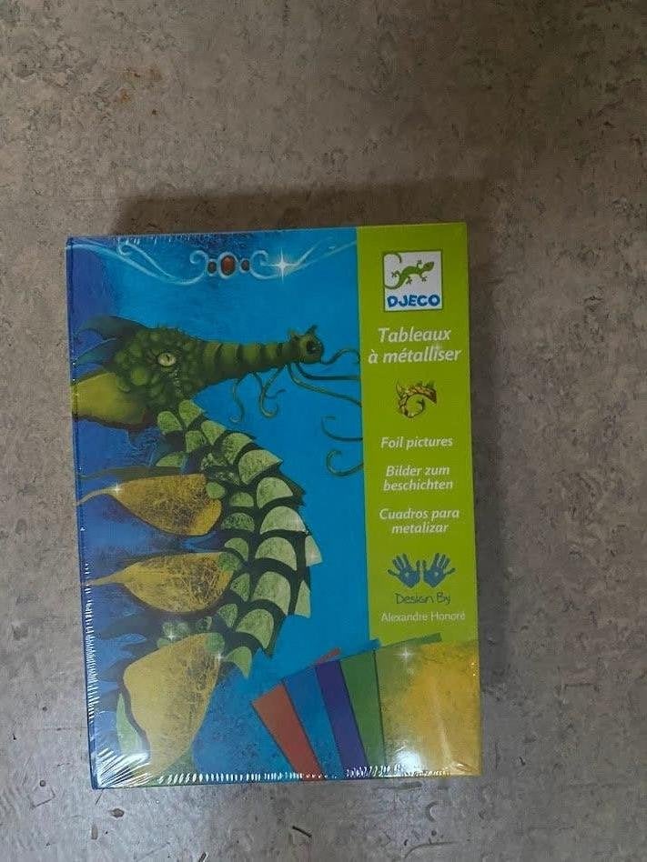 Djeco schildrijen metaliseren Draken Nieuw in de folie, Ophalen of Verzenden