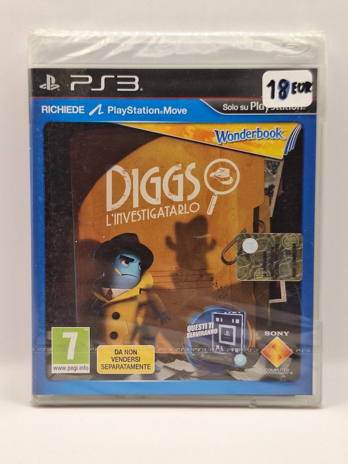 Wonderbook: Diggs Nightcrawler PS3 (Italiaans/sealed), Games en Spelcomputers, Overflocomputers, Overige genres, 1 speler, Nieuw