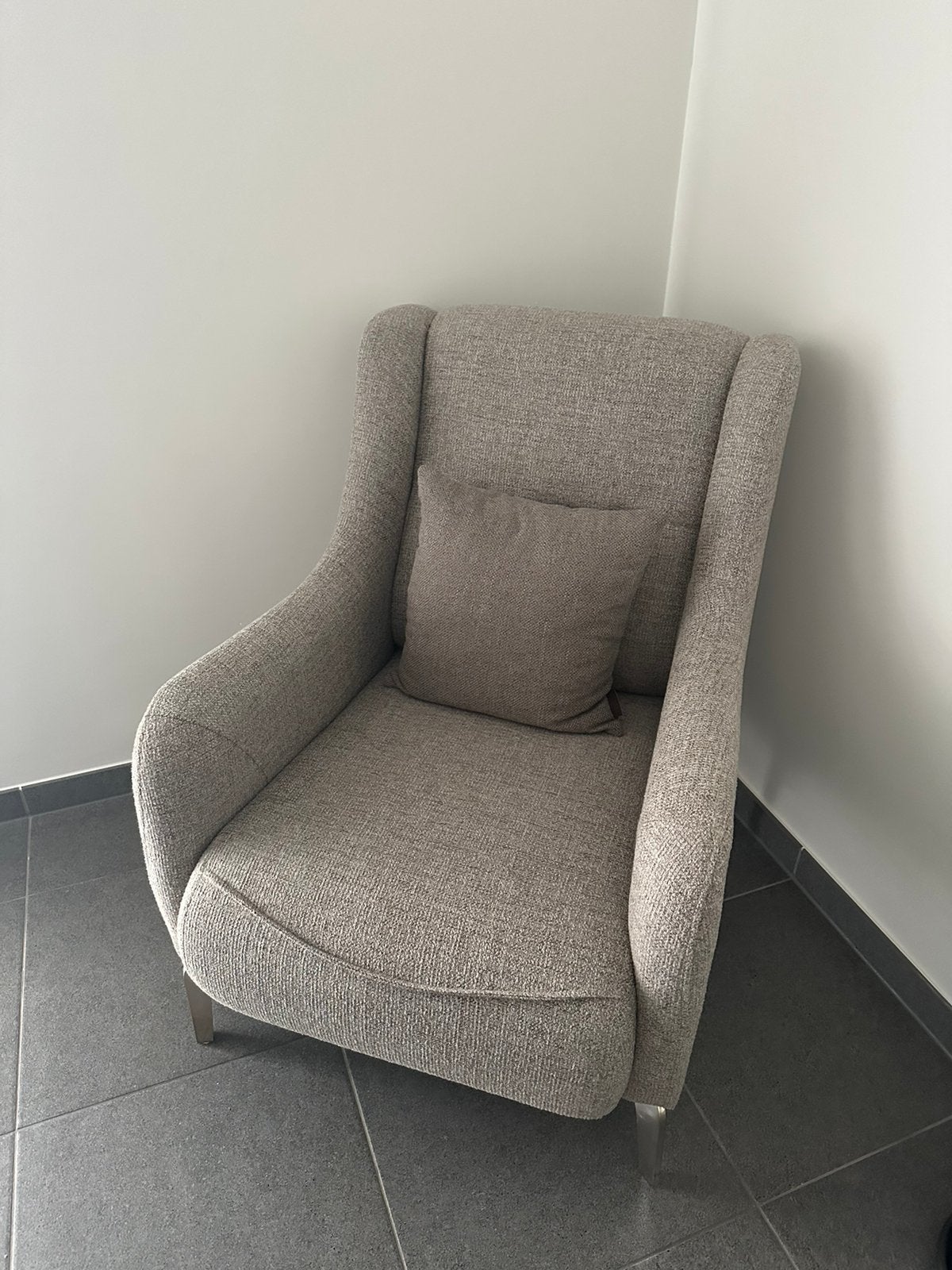 Superbe fauteuil design, comme neuf !, Enlèvement ou Envoi, Comme neuf, Tissus