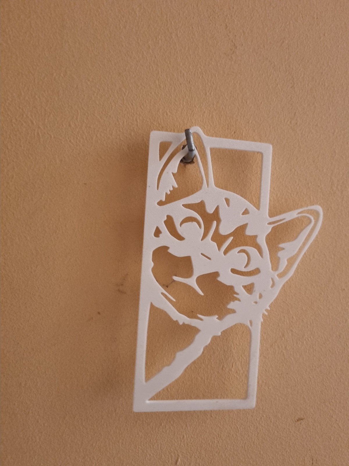 Kat wanddecoratie in kader – kleur naar keuze, Null, Nieuw, Ophalen of Verzenden, Null