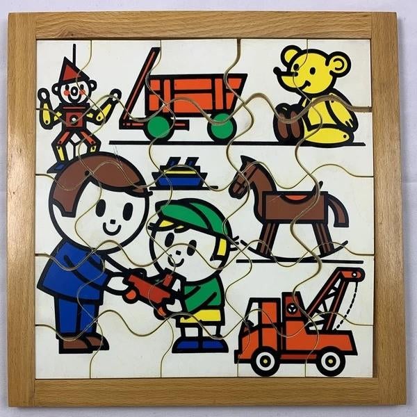 Rolf Educatieve Puzzel 25 Stukjes School Peuter Compleet, Kinderen en Baby's, Verzenden, 10 tot 50 stukjes, Zo goed als nieuw