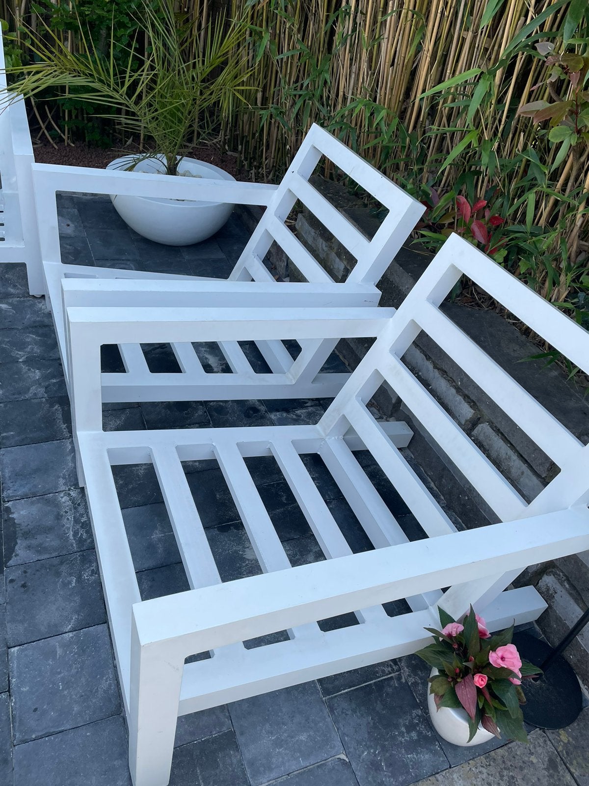 Set de jardin Block Life, Jardin & Terrasse, Bancs de jardin, Enlèvement, Utilisé, Aluminium