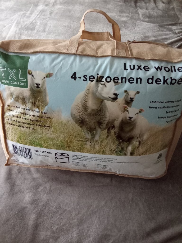 wolle dekbed NIEUW, Enfants & Bébés, Couvertures, Sacs de couchage & Produits pour emmailloter, Enlèvement, Couverture