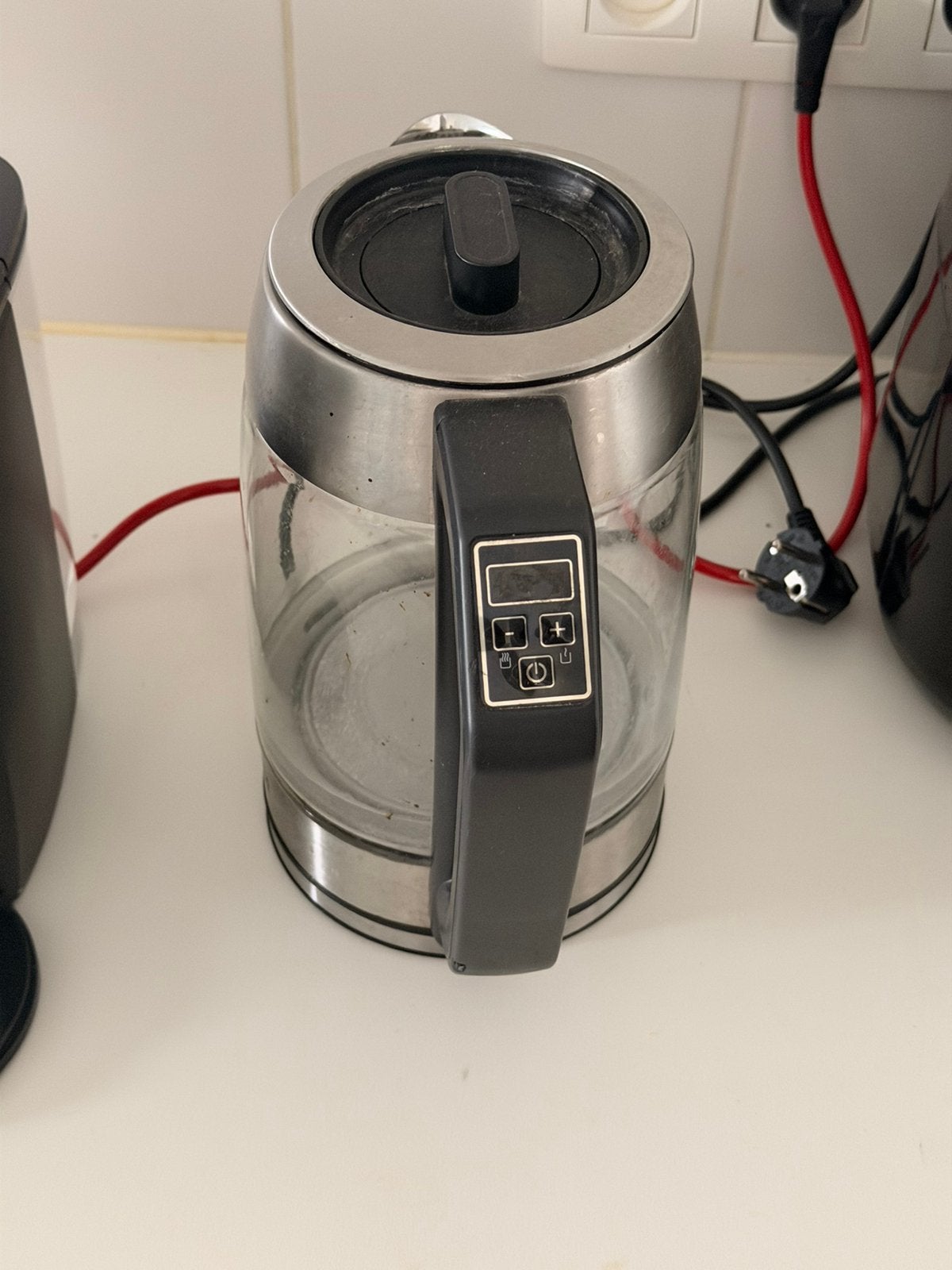Severin Glass Electric Kettle – Temperature Control, Electroménager, Cuiseurs à riz, Comme neuf, Enlèvement