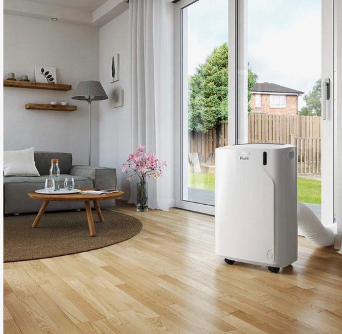 Airco Delonghi NIEUW met 5j garantie nog in doos 9400BTU, Ophalen, Nieuw, Mobiele airco, Afstandsbediening
