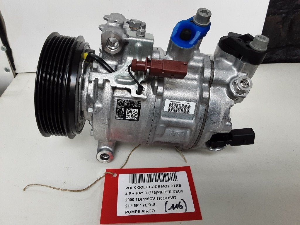 COMPRESSEUR CLIMATISATION Golf VIII (CD1) (3Q0816803D), Volkswagen, Volkswagen AG, Utilisé, Kundenbetreuung@volkswagen.de