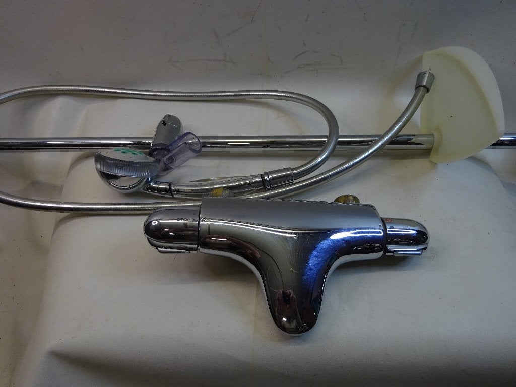 Complete badset Grohe met mengkraan Grohtherm 1000, Ophalen of Verzenden, Gebruikt, Chroom, Bad