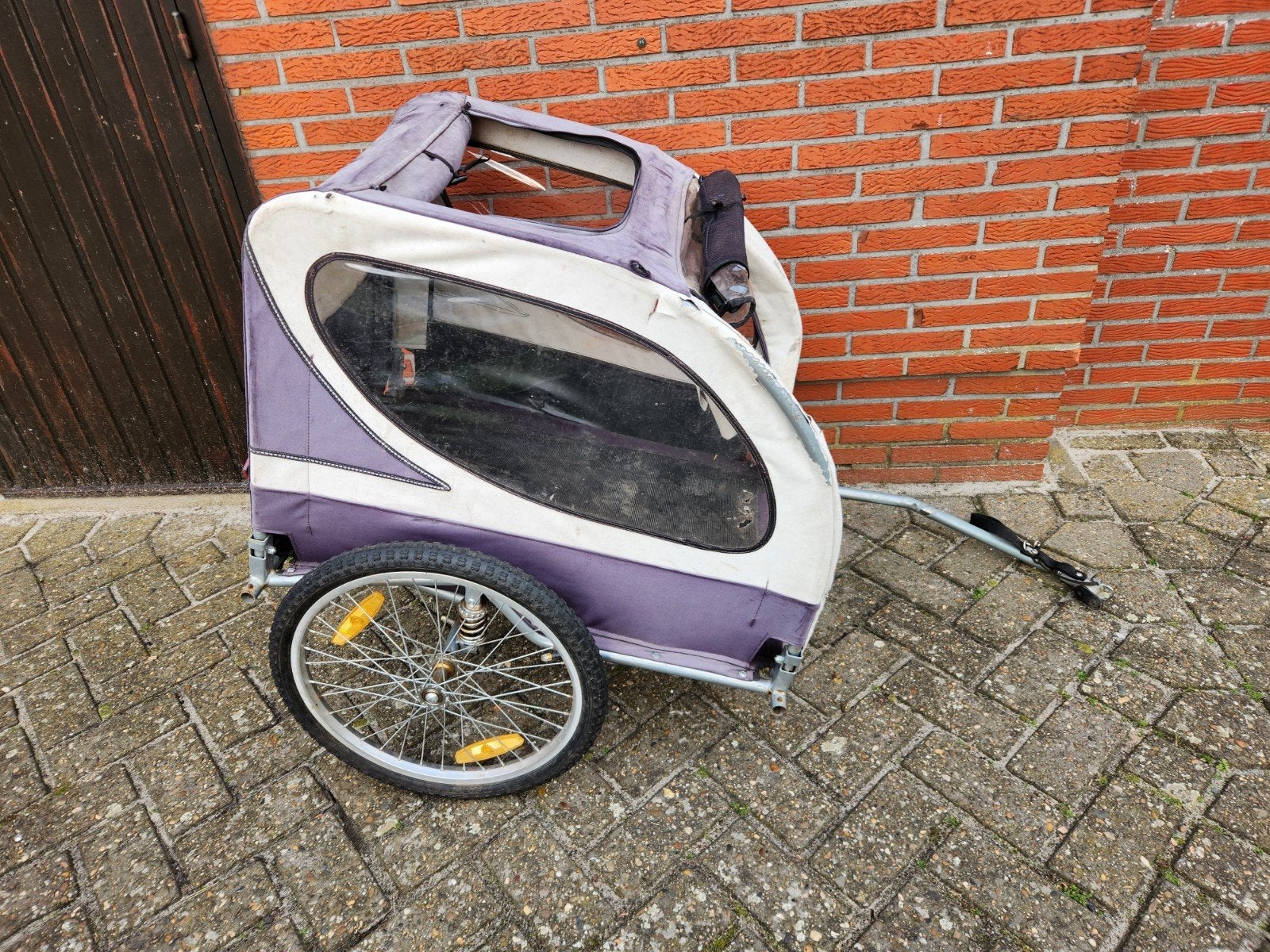 hondenfietskar met 2 koppelstukken, Fietsen en Brommers, Fietsaccessoires | Aanhangwagens en Karren, Ophalen