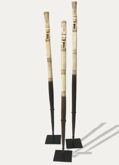 Indonesische batak-spook, Antiquités & Art, Enlèvement ou Envoi, Indonésie, 76 cm, Multicolore
