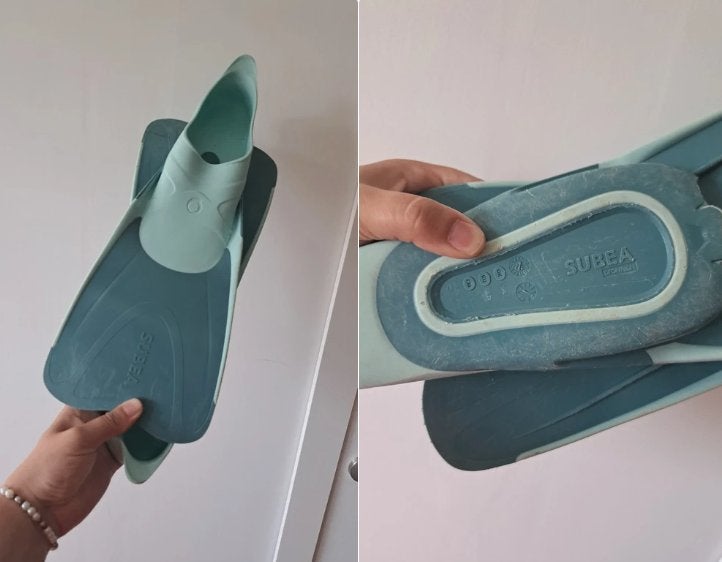 Zwemvliezen, Watersport en Boten, Ophalen, Gebruikt, Snorkelvinnen