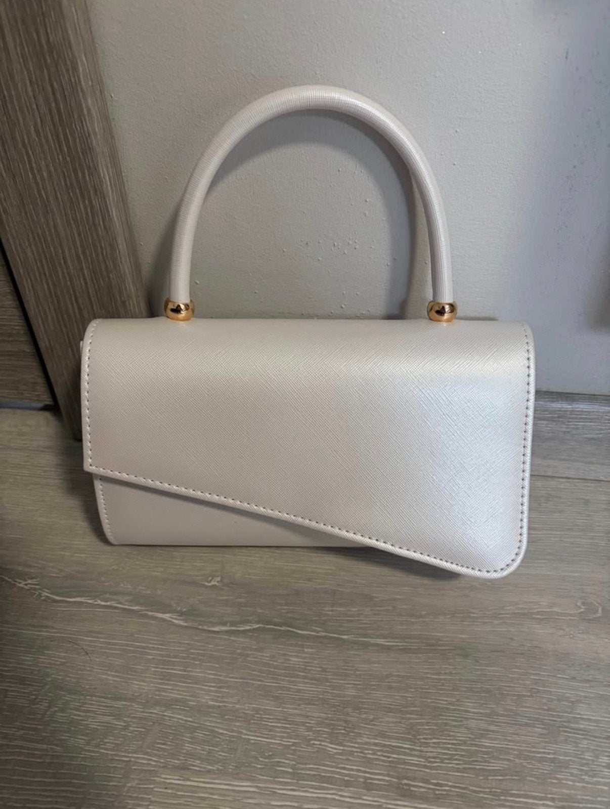 Sac à main ou bandoulière, Handtassen en Accessoires, Ophalen, Zo goed als nieuw, Wit, Handtas