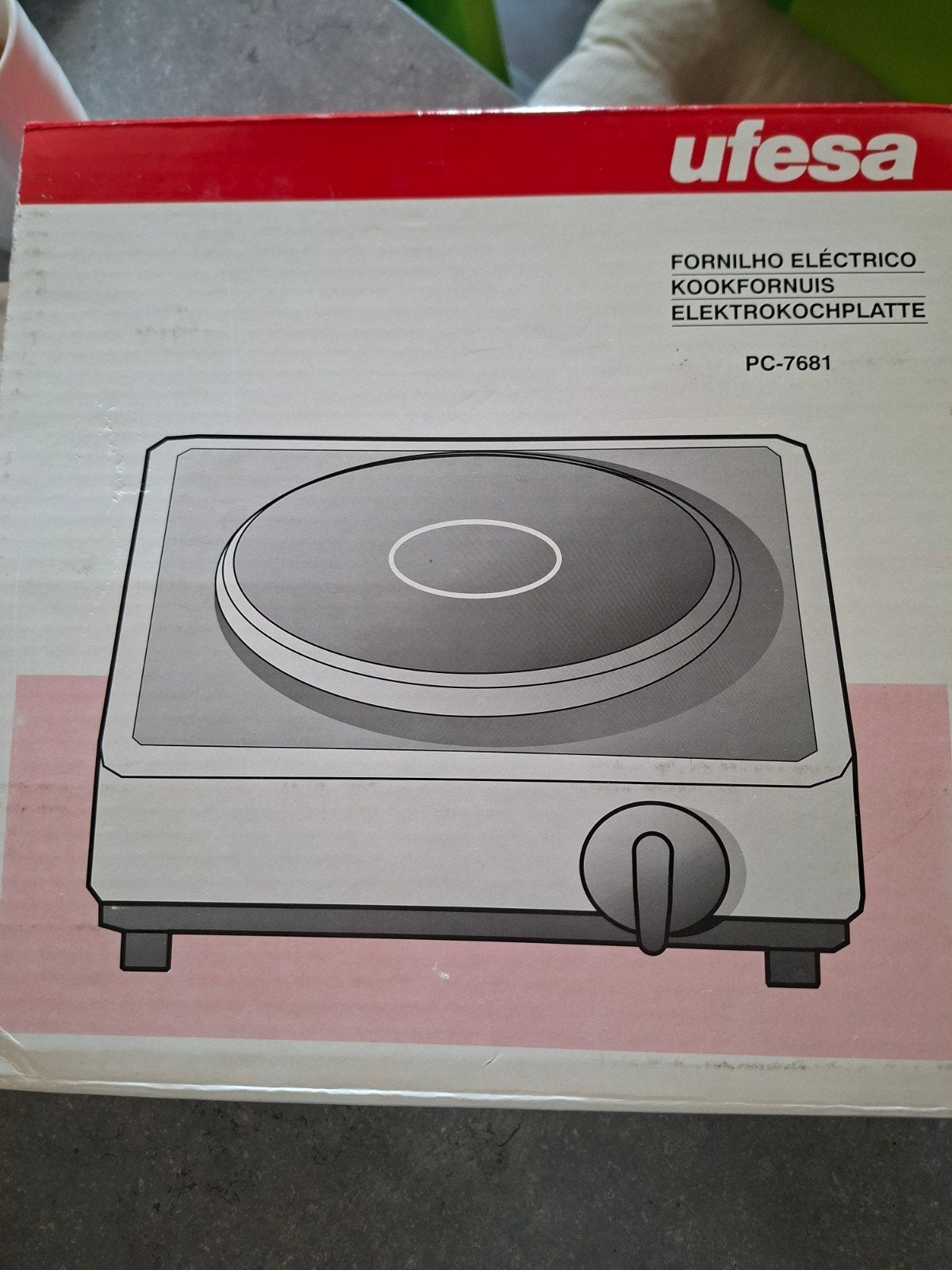 Elektrische kookplaat, Elektronische apparatuur, Gebruikt, 3 kookzones of minder, Ophalen of Verzenden, Vrijstaand