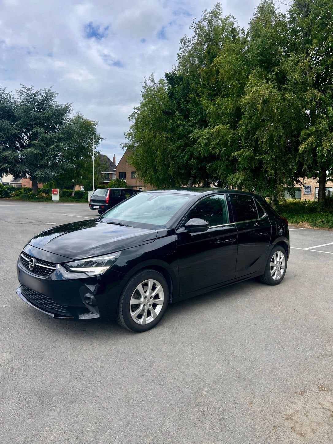 Opel Corsa Elegance 1.2 turbo, Auto's, Voorwielaandrijving, Euro 6, Zwart, Handgeschakeld