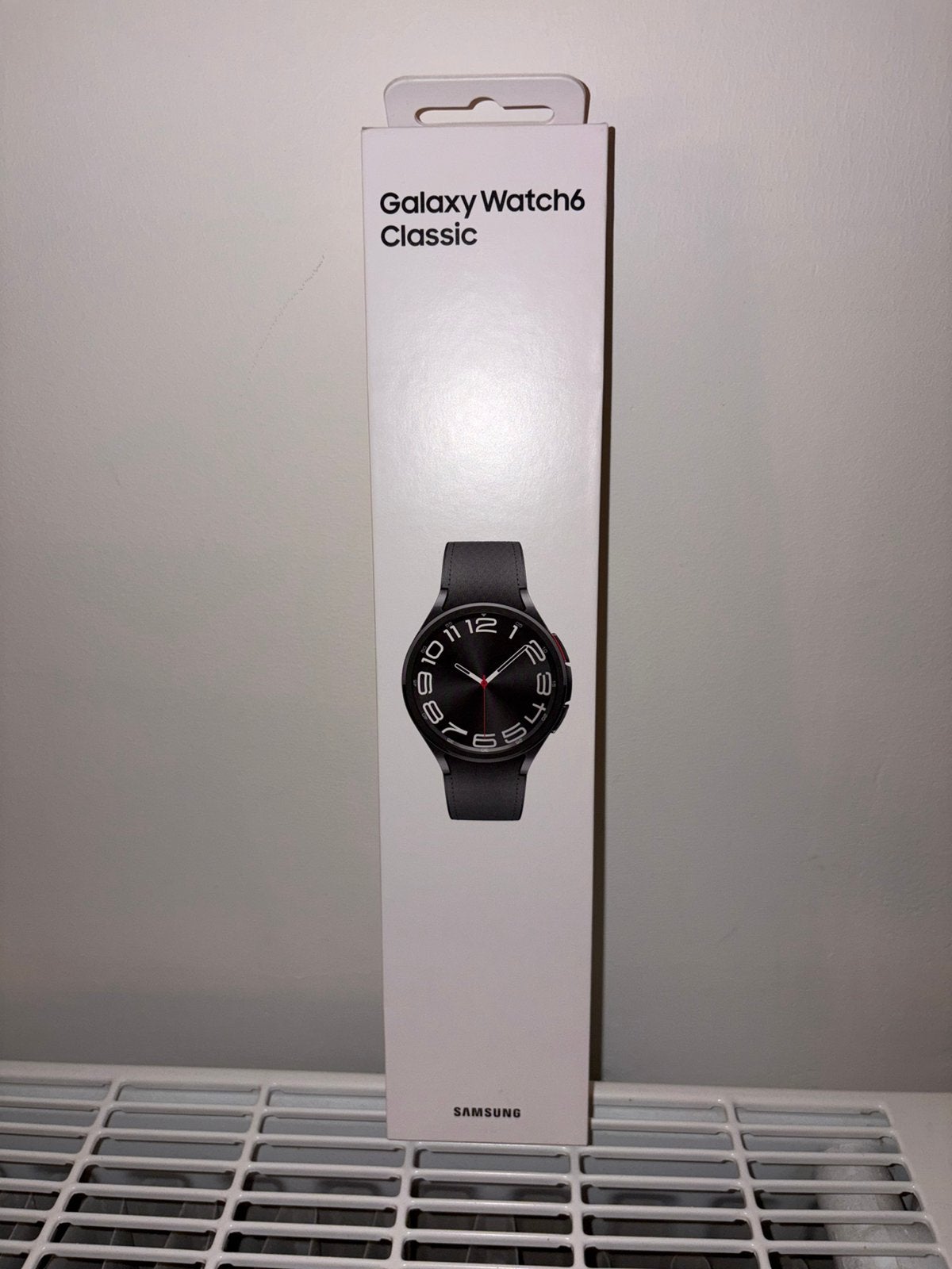 Galaxy Watch 6 Classic 43mm LTE(4G) NIEUW, Neuf, Étanche, Enlèvement ou Envoi, Noir