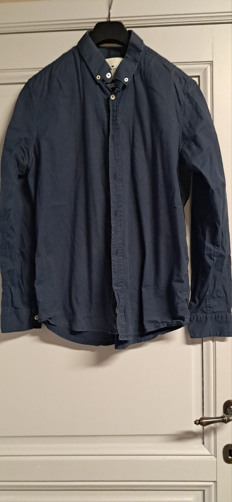 hemd van.. tom Tailor, Blauw, Tom Tailor, Zo goed als nieuw, Halswijdte 39/40 (M)