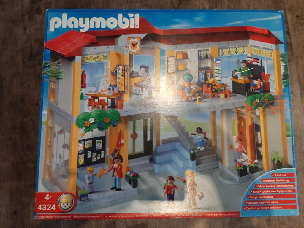Playmobil 4324 school, Kinderen en Baby's, Ophalen, Gebruikt, Complete set