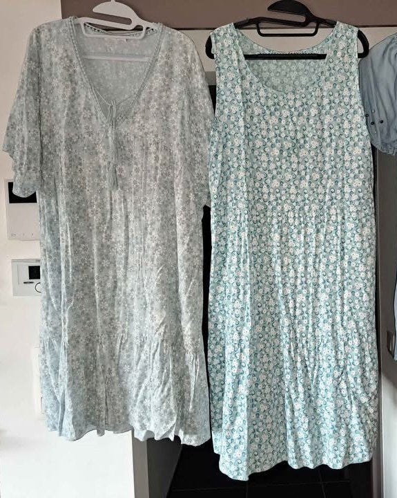 luchtige jurkjes, zomer, XL, Kleding | Dames, Jurken, Ophalen of Verzenden, Zo goed als nieuw, Maat 46/48 (XL) of groter, Blauw