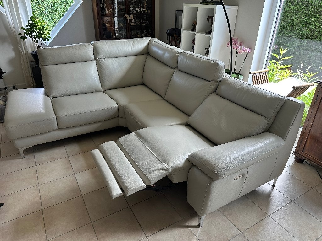 Canapé en cuir, Maison & Meubles, Moins de 75 cm, Banc d'angle, Comme neuf, Enlèvement
