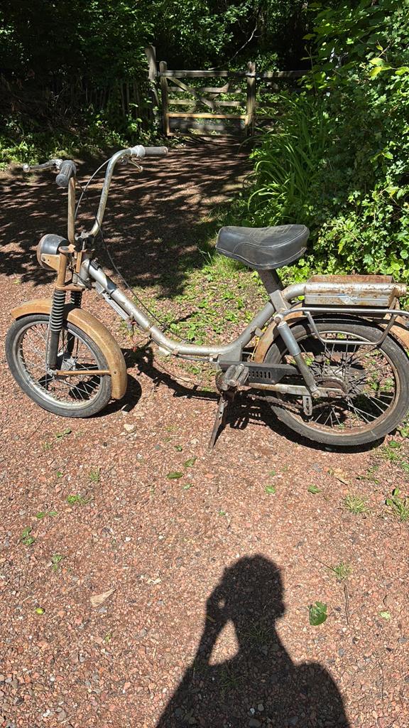 Mobylette, sans moteur, faire une offre, 4 vitesses, Classe B (45 km/h), Enlèvement, Utilisé