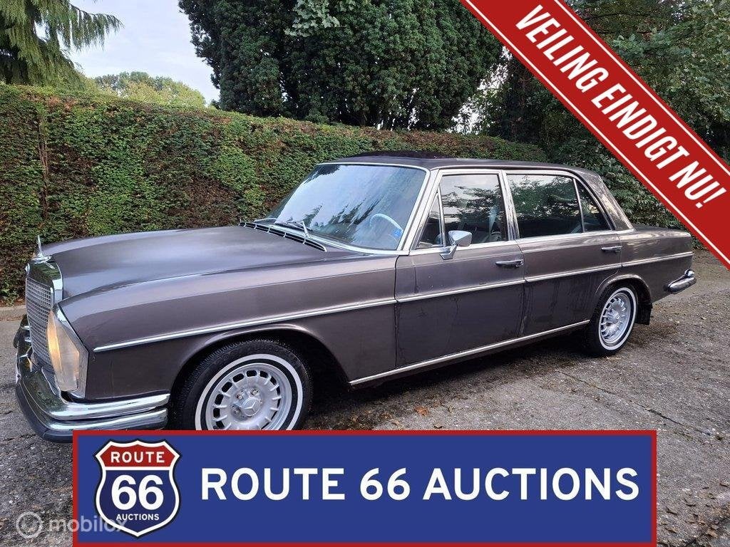 Mercedes-Benz 300 SEL | 1972 | Route 66 Auctions, Autos, Achat, Entreprise, Boîte manuelle, Autre carrosserie