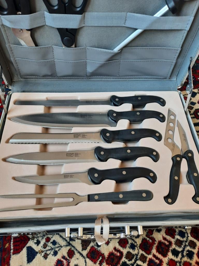 Volledige messenset /schaar Swissler Royal, Huis en Inrichting, Keuken | Bestek, Ophalen