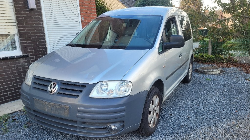 VW caddy 2.0i/ CNG OHBOEK 5zitpl 2009, Autos, Argent ou Gris, 5 portes, 5 places, Tissu