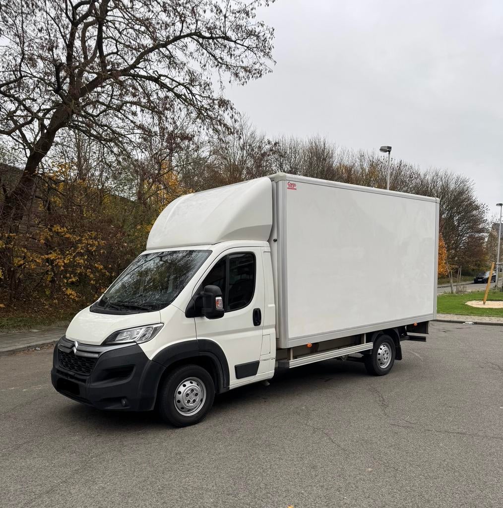 TVA / BTW - Citroen Jumper CARGO  HAYON - LAADBAK & LAADKLEP, Auto's, Voorwielaandrijving, 4 cilinders, Wit, Start-stop-systeem