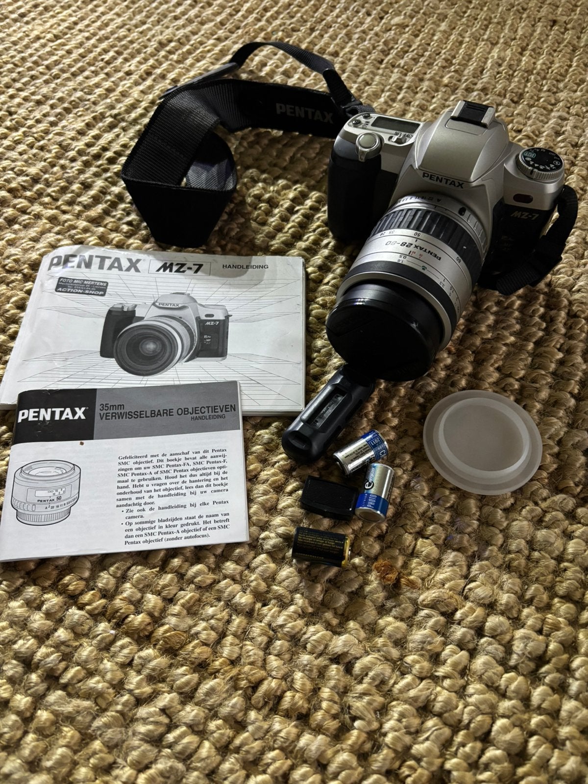 Pentax MZ-7 spiegelreflexcamera., TV, Hi-fi & Vidéo, Appareils photo analogiques, Enlèvement ou Envoi, Comme neuf, Pentax