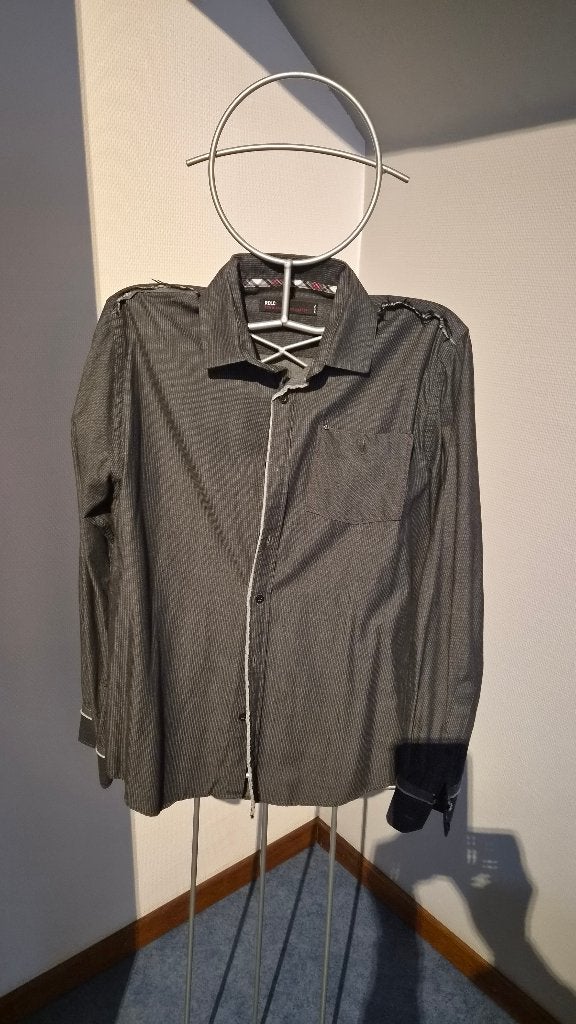 Chemise homme Lee Cooper, Gris, Enlèvement, Porté, Tour de cou 39/40 (M)