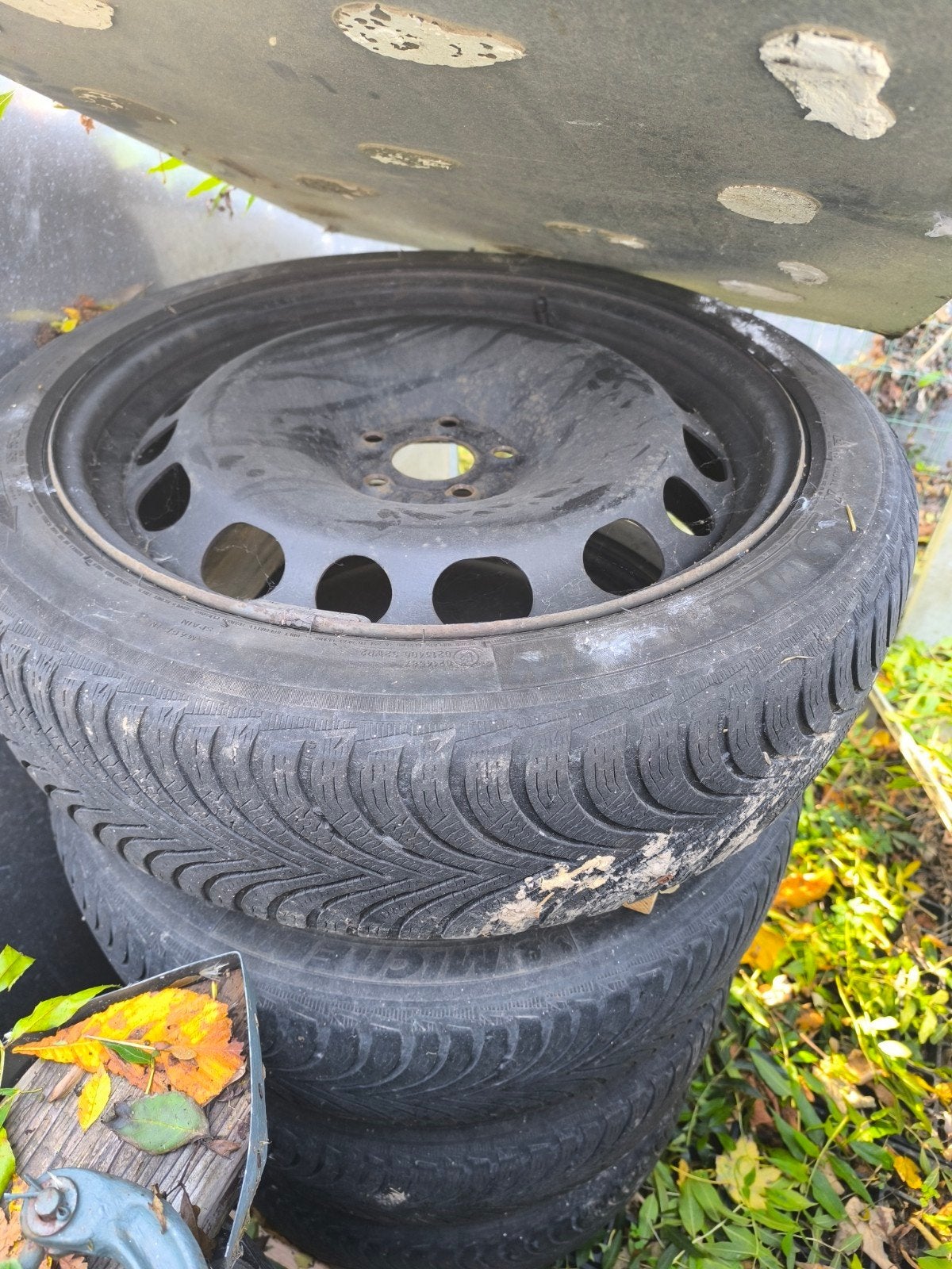 pneus hiver Michelin Scénic 4, Ophalen, Gebruikt