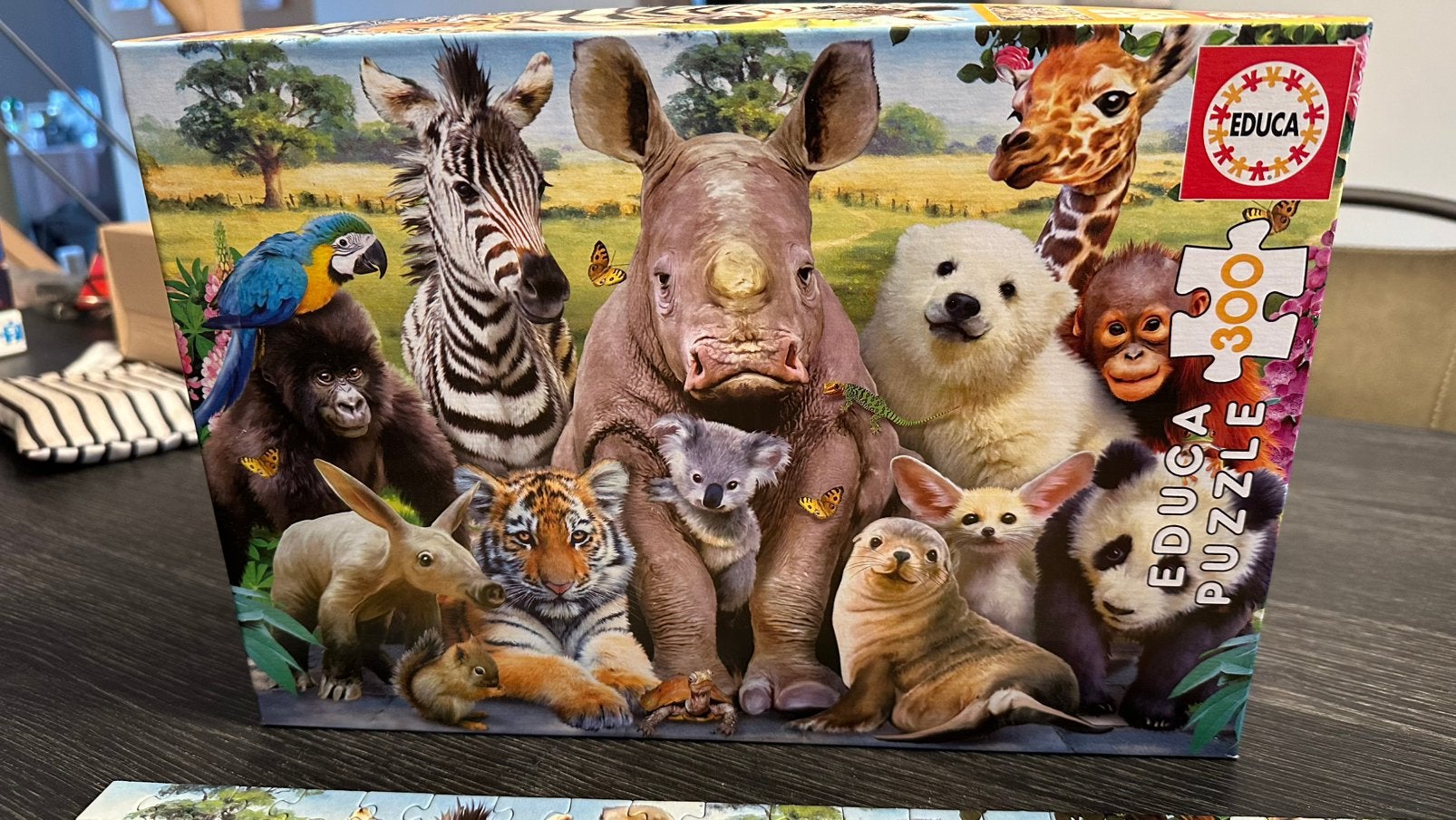 Educa Kinderpuzzel Dieren / Dierenrijk - 300 stukjes, Hobby en Vrije tijd, Ophalen of Verzenden