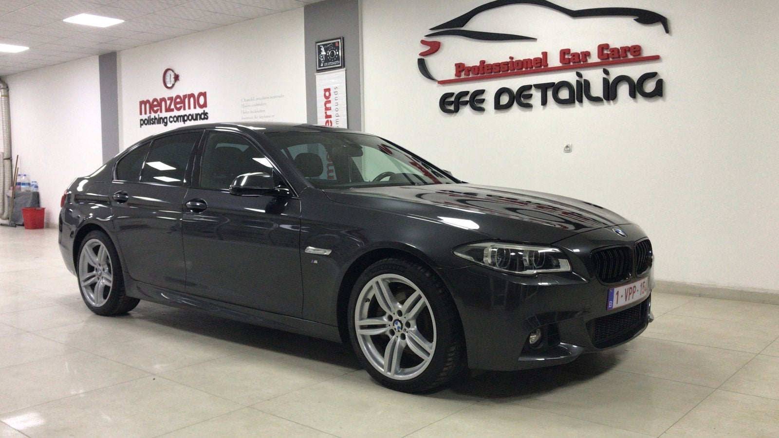 Bmw 520d m pack, Zwart, Leder, 5 deurs, Particulier
