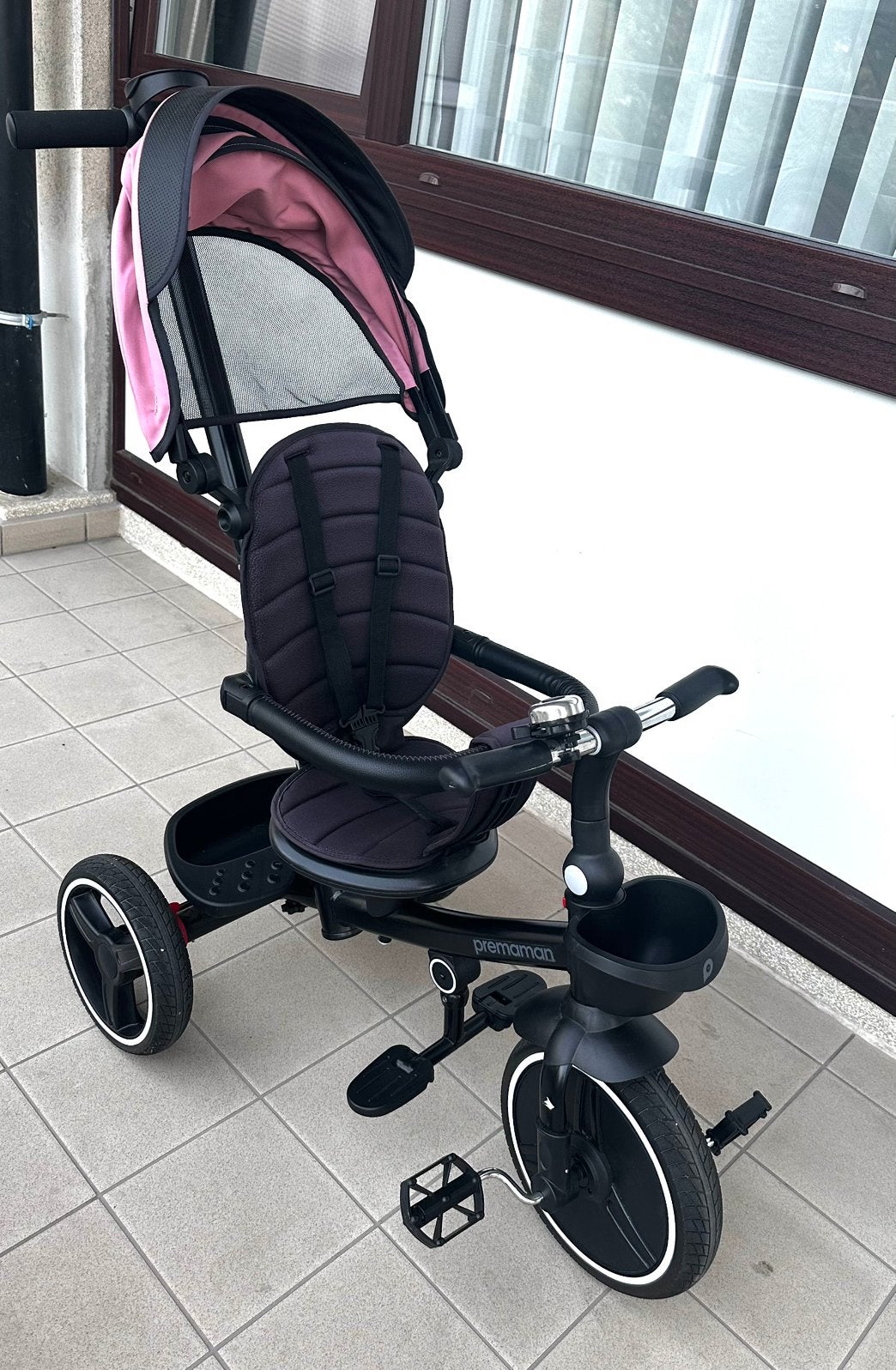 Tricycle évolutif Triky 5 en 1 Rose, Enlèvement, Comme neuf