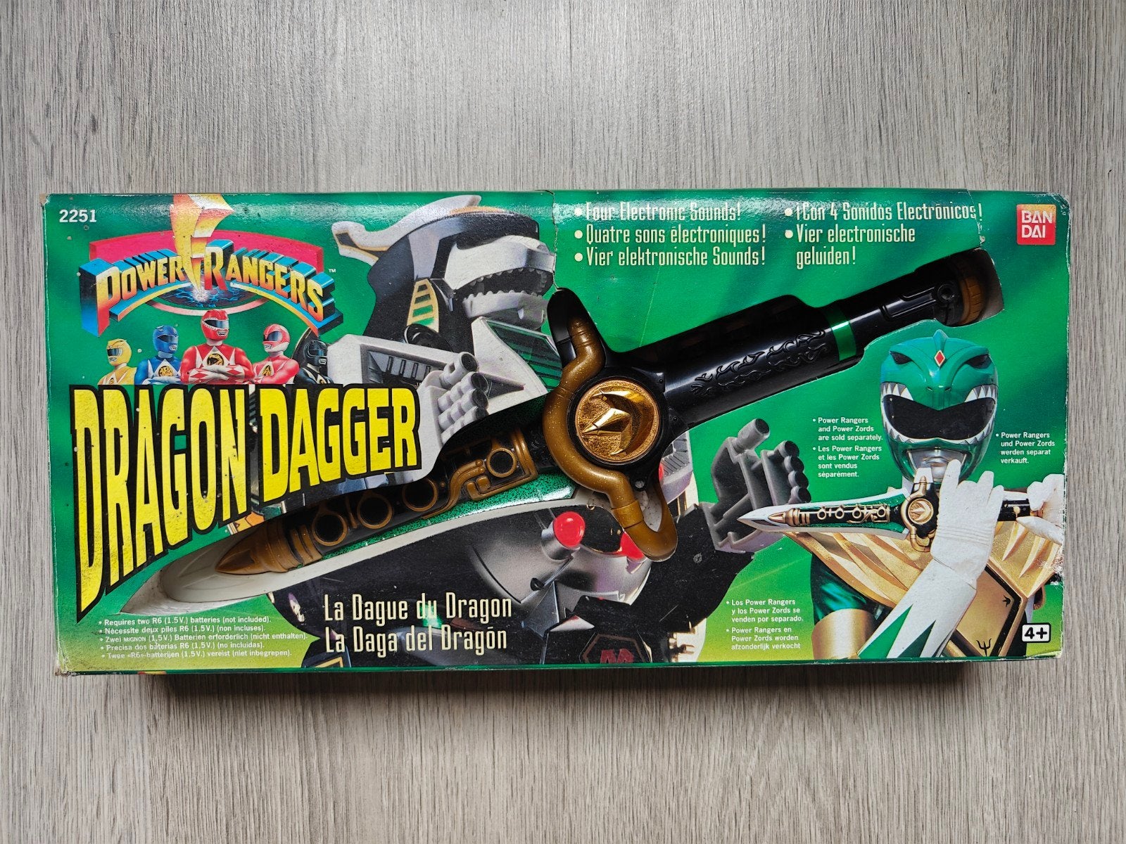 Mighty Morfin Power Rangers Dragon Dagger, Collections, Jouets, Enlèvement ou Envoi, Neuf
