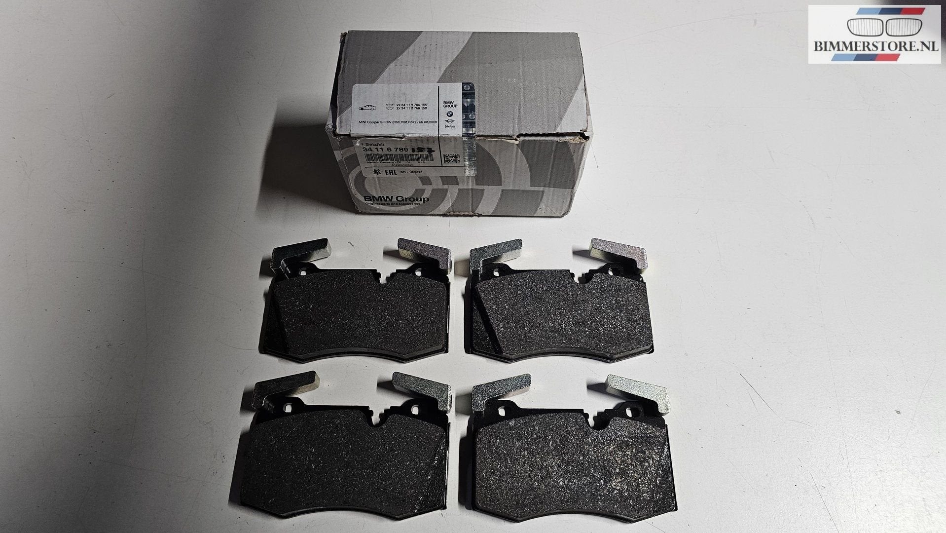 Remblokken voorzijde origineel Mini cooper S JCW R55 R56 R57, Neuf, -, Origine de la pièce connue, Mini