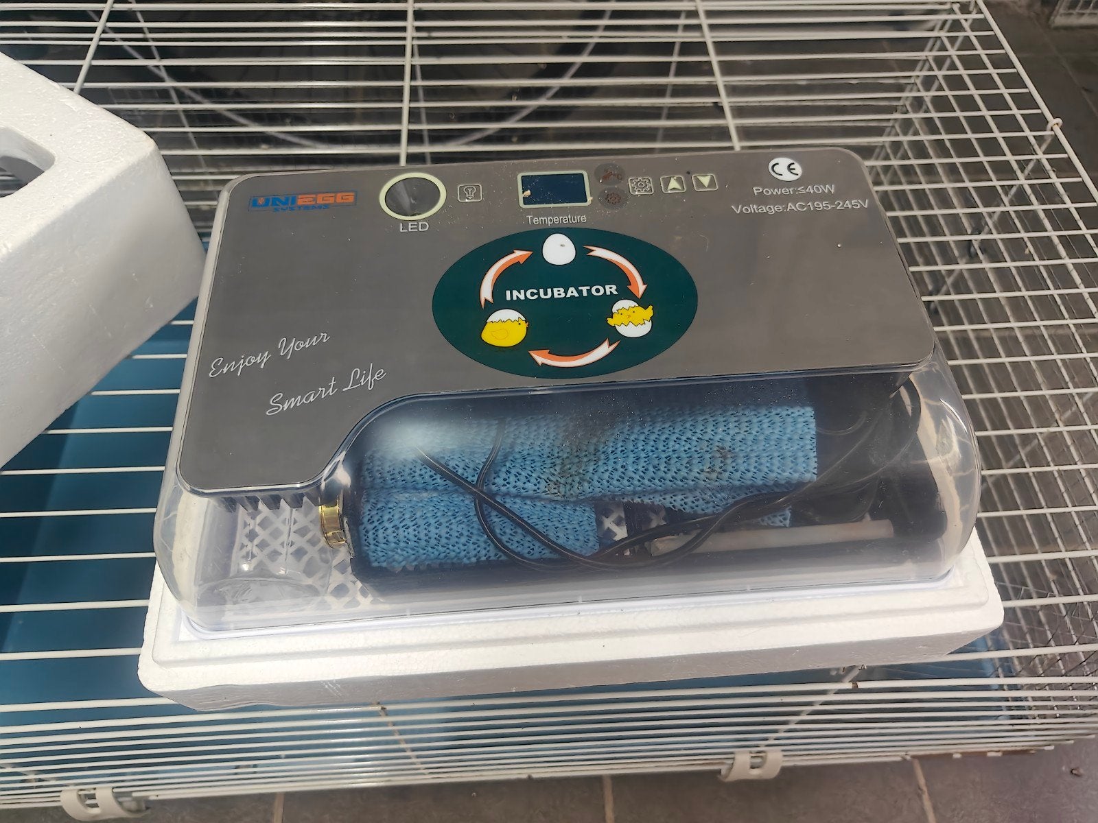 broedmachine 1 keer gebruikt, Dieren en Toebehoren, Ophalen of Verzenden, Zo goed als nieuw