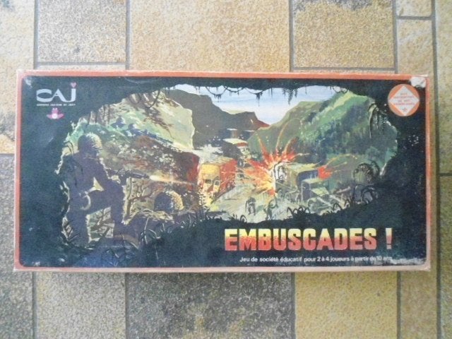 EMBUSCADES! Efka Toys 1973  vintage bordspel voor, Hobby en Vrije tijd, Gezelschapsspellen | Bordspellen, Een of twee spelers