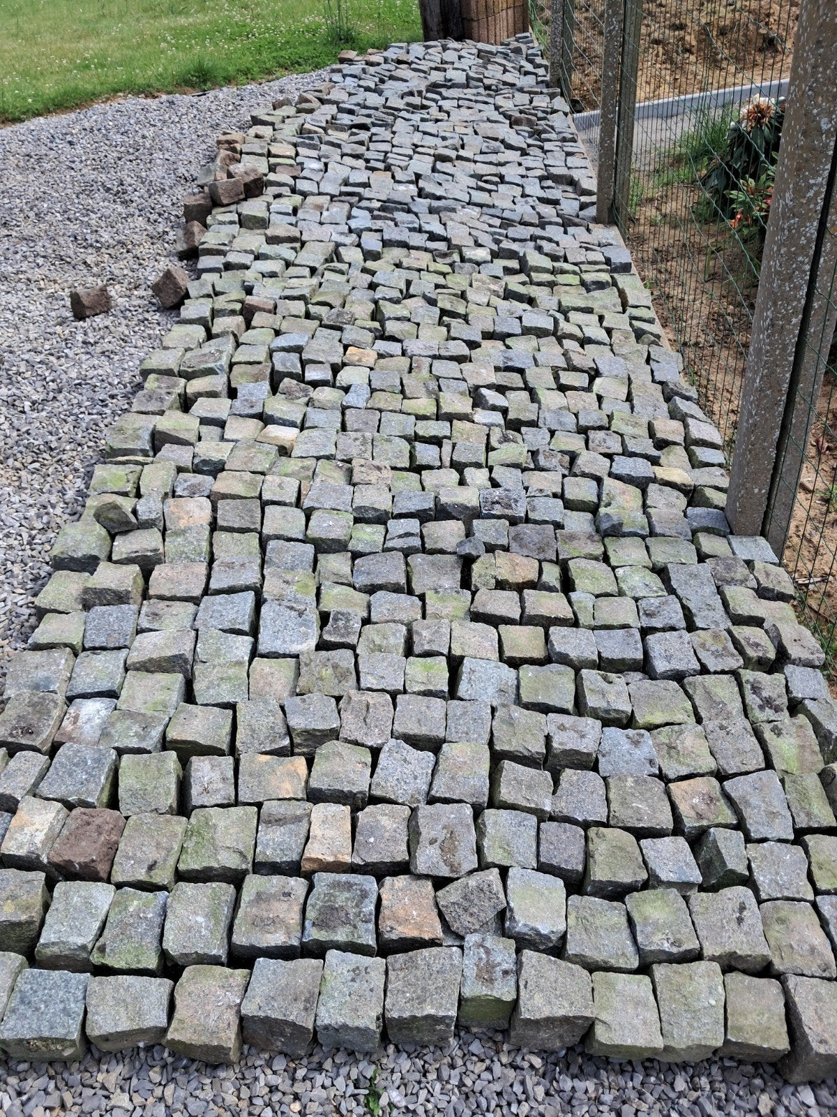 Natuursteen kasseien, Jardin & Terrasse, Pavé & Dalles, Enlèvement, Pierre naturelle