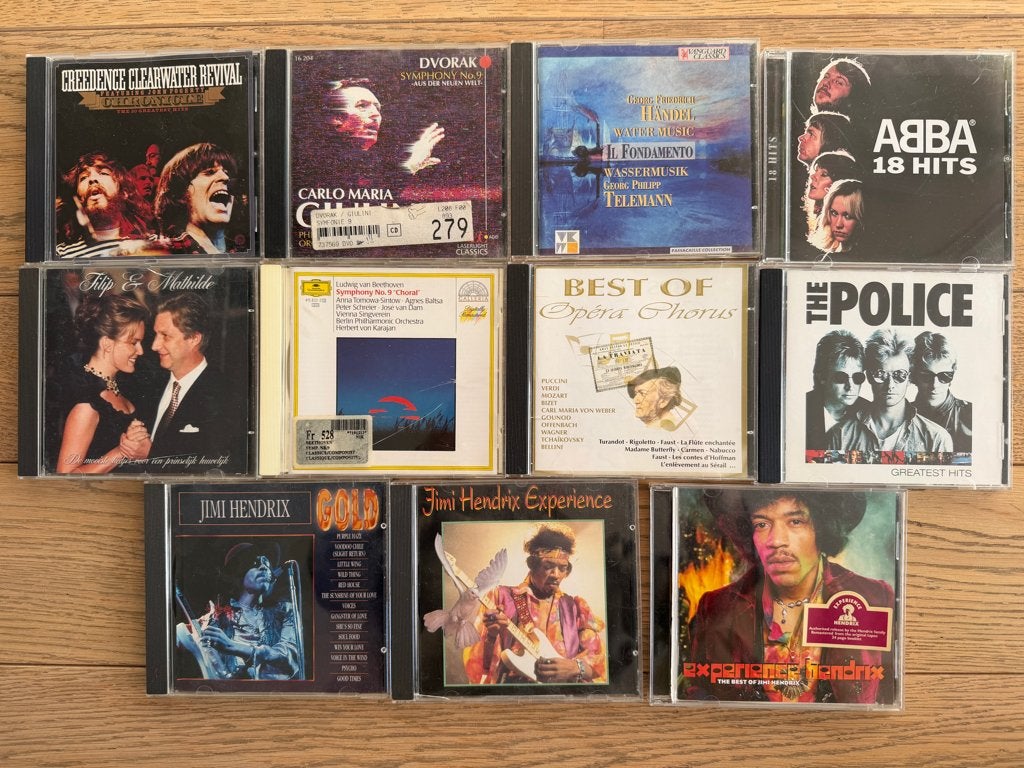 CD's pop en klassiek  11 stuks, Ophalen, Gebruikt, Overige genres