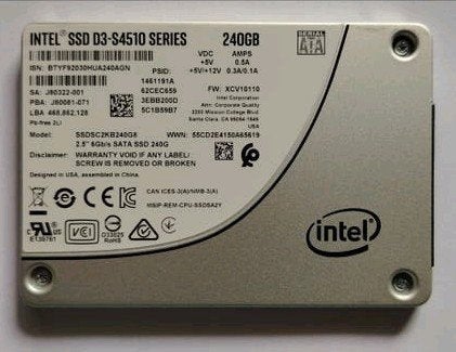 Ssd 240gb Intel sata très utilisé - bien lire l'annonce., Informatique & Logiciels, Disques durs, Enlèvement ou Envoi, SATA, SSD