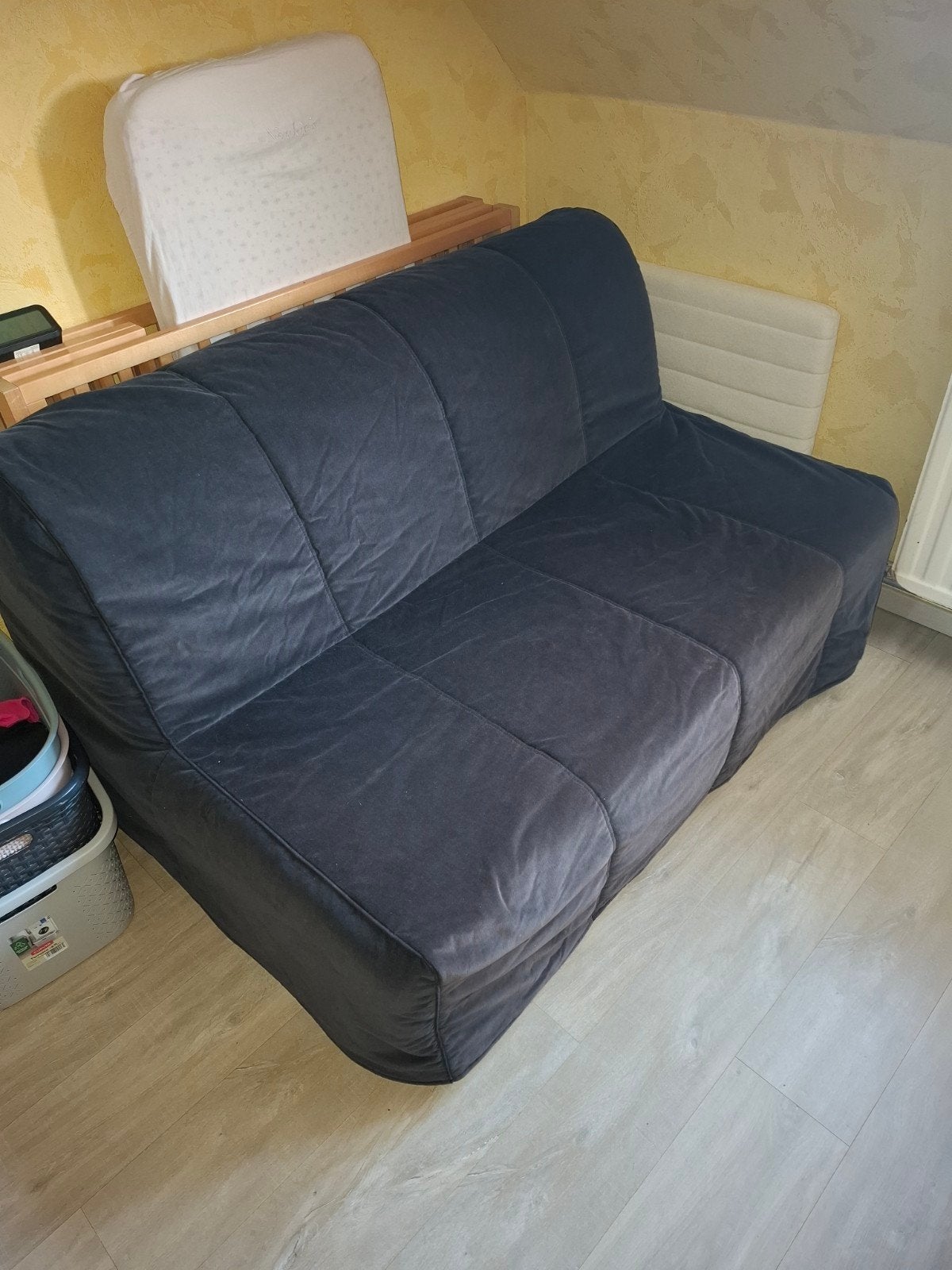 zetelbed ikea, Huis en Inrichting, Ophalen, Gebruikt, Zwart, Twijfelaar