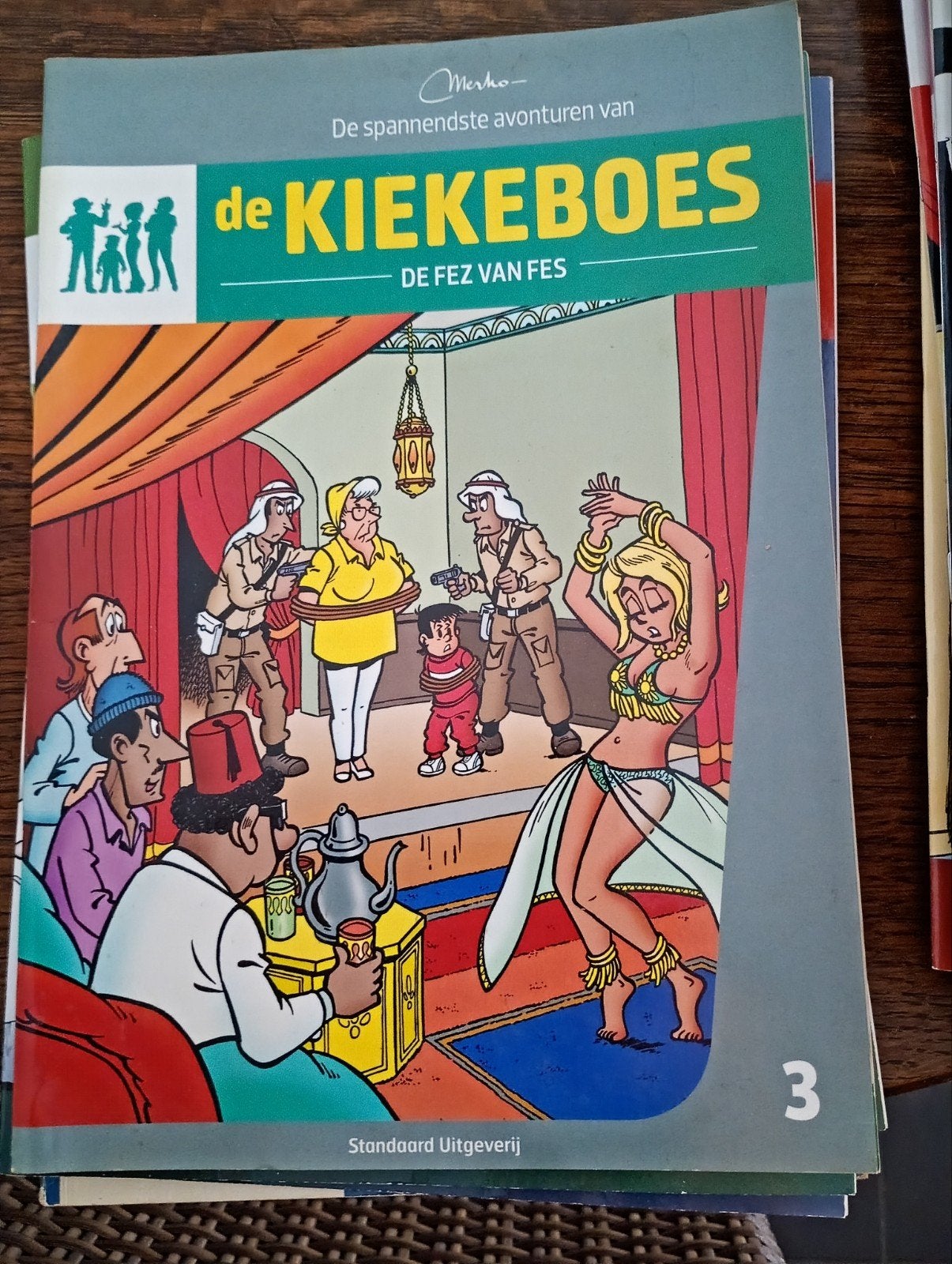 De kiekeboes de fez van fes, Boeken, Ophalen